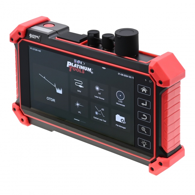 Platinum Tools PT-OTDR-100 Mini OTDR & Copper Tester
